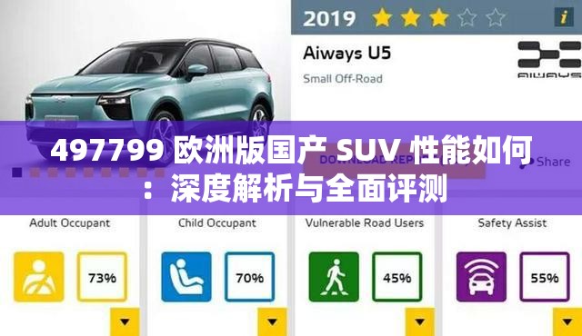 497799 欧洲版国产 SUV 性能如何：深度解析与全面评测
