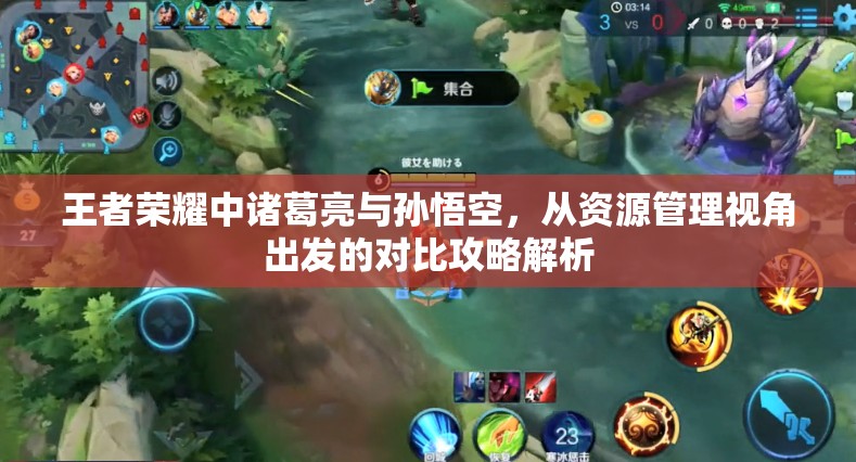 王者荣耀中诸葛亮与孙悟空，从资源管理视角出发的对比攻略解析