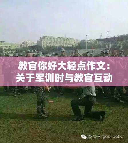教官你好大轻点作文：关于军训时与教官互动的经历与感受