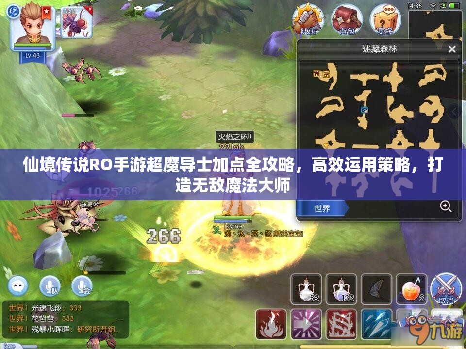 仙境传说RO手游超魔导士加点全攻略，高效运用策略，打造无敌魔法大师