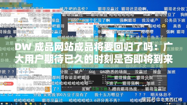 DW 成品网站成品将要回归了吗：广大用户期待已久的时刻是否即将到来