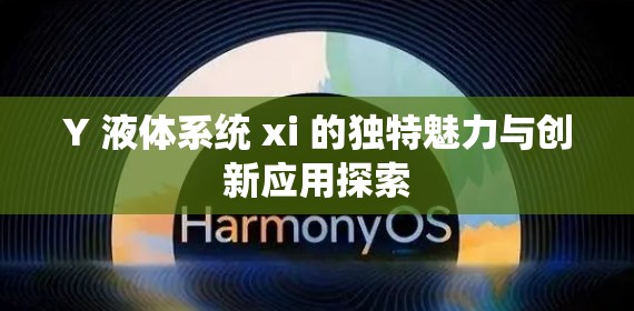 Y 液体系统 xi 的独特魅力与创新应用探索