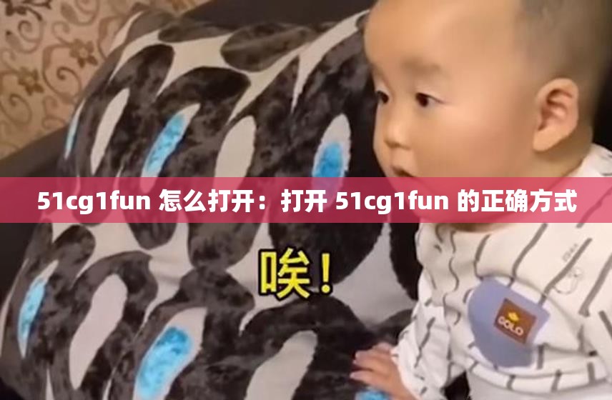 51cg1fun 怎么打开：打开 51cg1fun 的正确方式