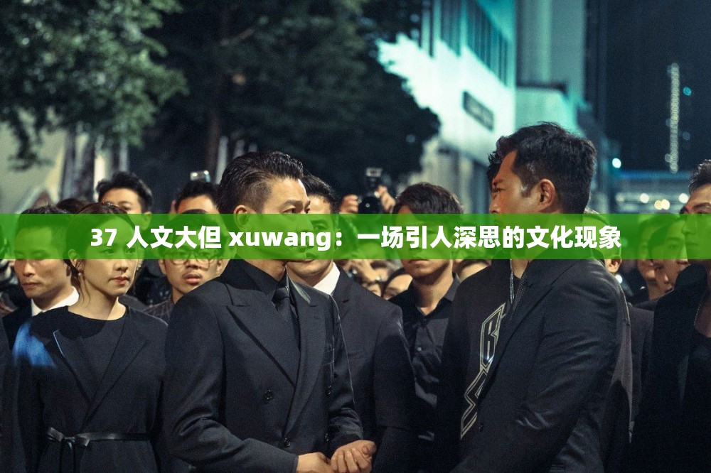 37 人文大但 xuwang：一场引人深思的文化现象