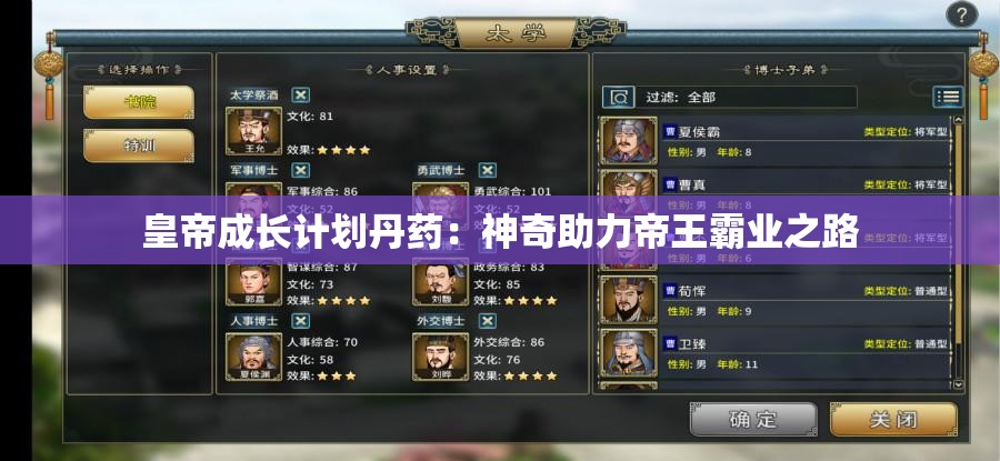 皇帝成长计划丹药：神奇助力帝王霸业之路
