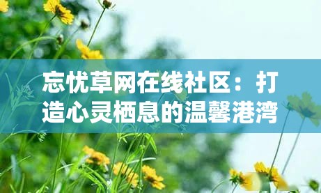 忘忧草网在线社区：打造心灵栖息的温馨港湾