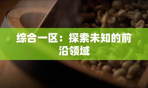 综合一区：探索未知的前沿领域