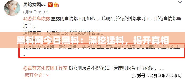 黑料网今日黑料：深挖猛料，揭开真相