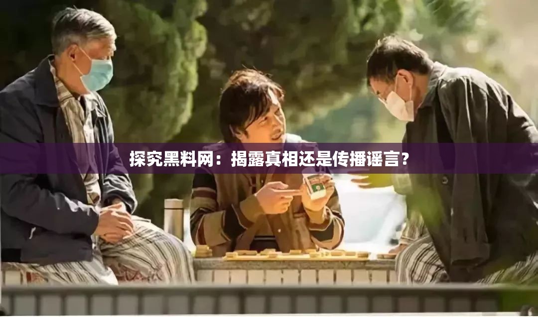 探究黑料网：揭露真相还是传播谣言？