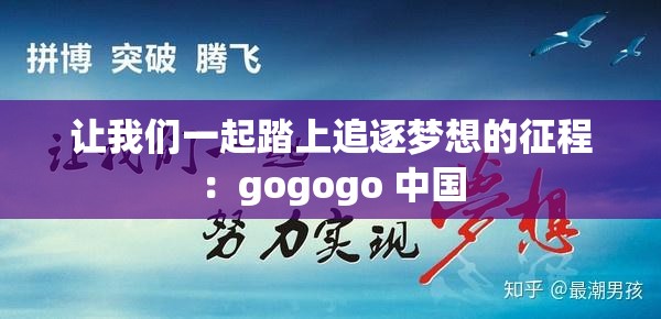 让我们一起踏上追逐梦想的征程：gogogo 中国