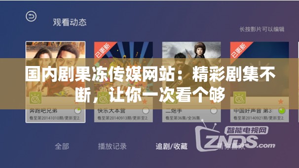 国内剧果冻传媒网站：精彩剧集不断，让你一次看个够