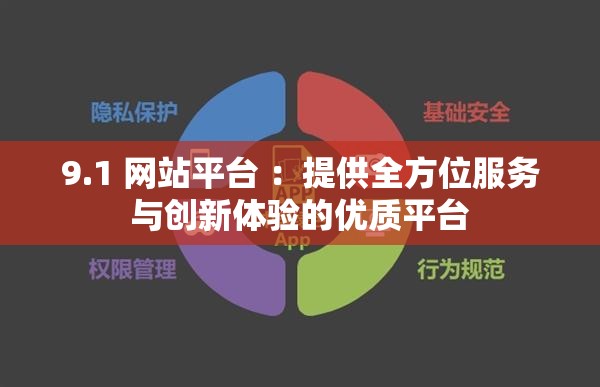 9.1 网站平台 ：提供全方位服务与创新体验的优质平台