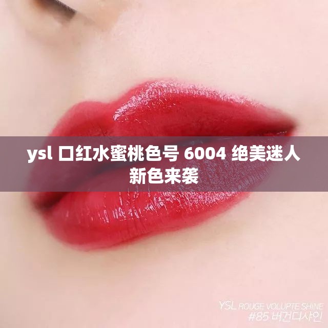 ysl 口红水蜜桃色号 6004 绝美迷人新色来袭
