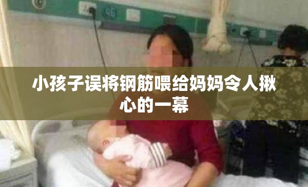 小孩子误将钢筋喂给妈妈令人揪心的一幕