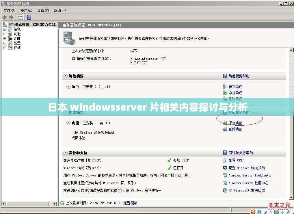 日本 windowsserver 片相关内容探讨与分析