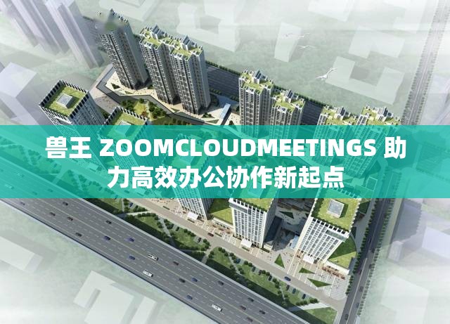 兽王 ZOOMCLOUDMEETINGS 助力高效办公协作新起点