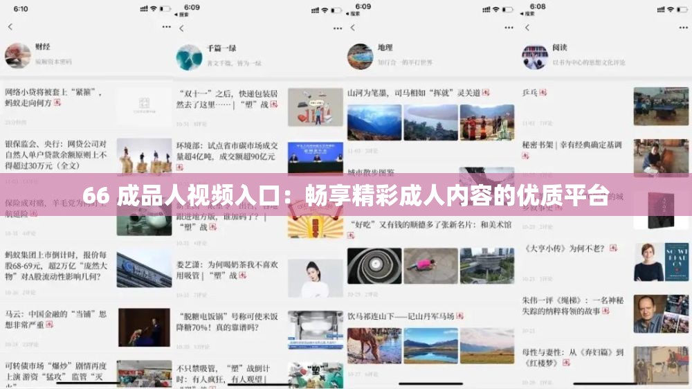 66 成品人视频入口：畅享精彩成人内容的优质平台
