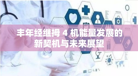 丰年经继拇 4 机能量发展的新契机与未来展望