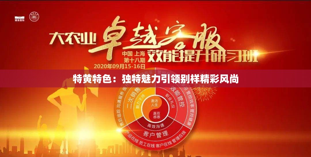 特黄特色：独特魅力引领别样精彩风尚