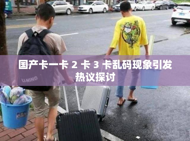 国产卡一卡 2 卡 3 卡乱码现象引发热议探讨