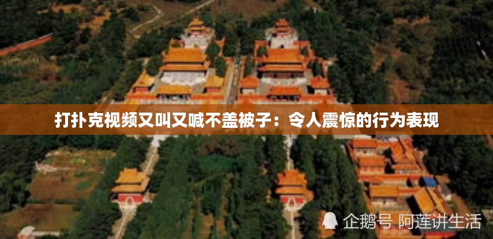 打扑克视频又叫又喊不盖被子：令人震惊的行为表现
