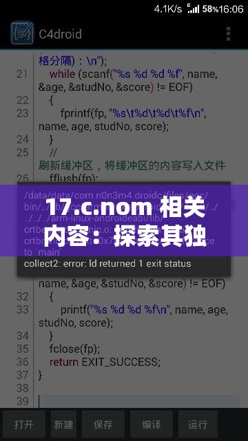 17.c.nom 相关内容：探索其独特魅力与意义