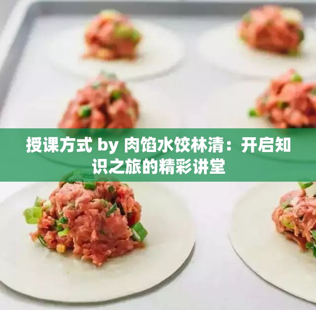 授课方式 by 肉馅水饺林清：开启知识之旅的精彩讲堂