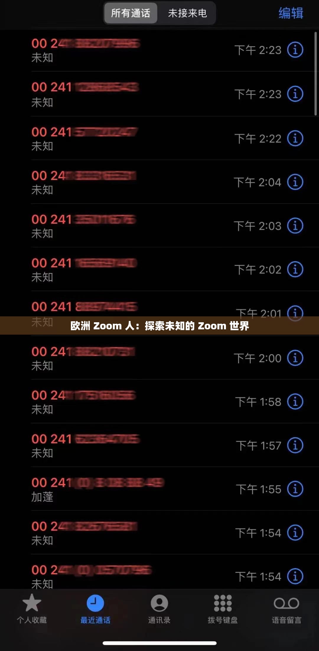 欧洲 Zoom 人：探索未知的 Zoom 世界