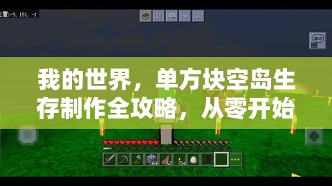 我的世界，单方块空岛生存制作全攻略，从零开始掌握生存艺术