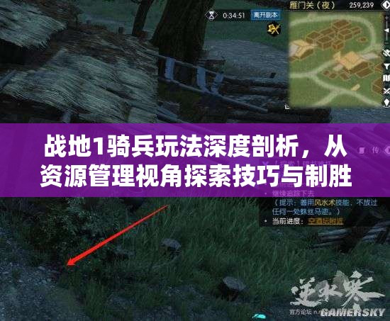 战地1骑兵玩法深度剖析，从资源管理视角探索技巧与制胜策略