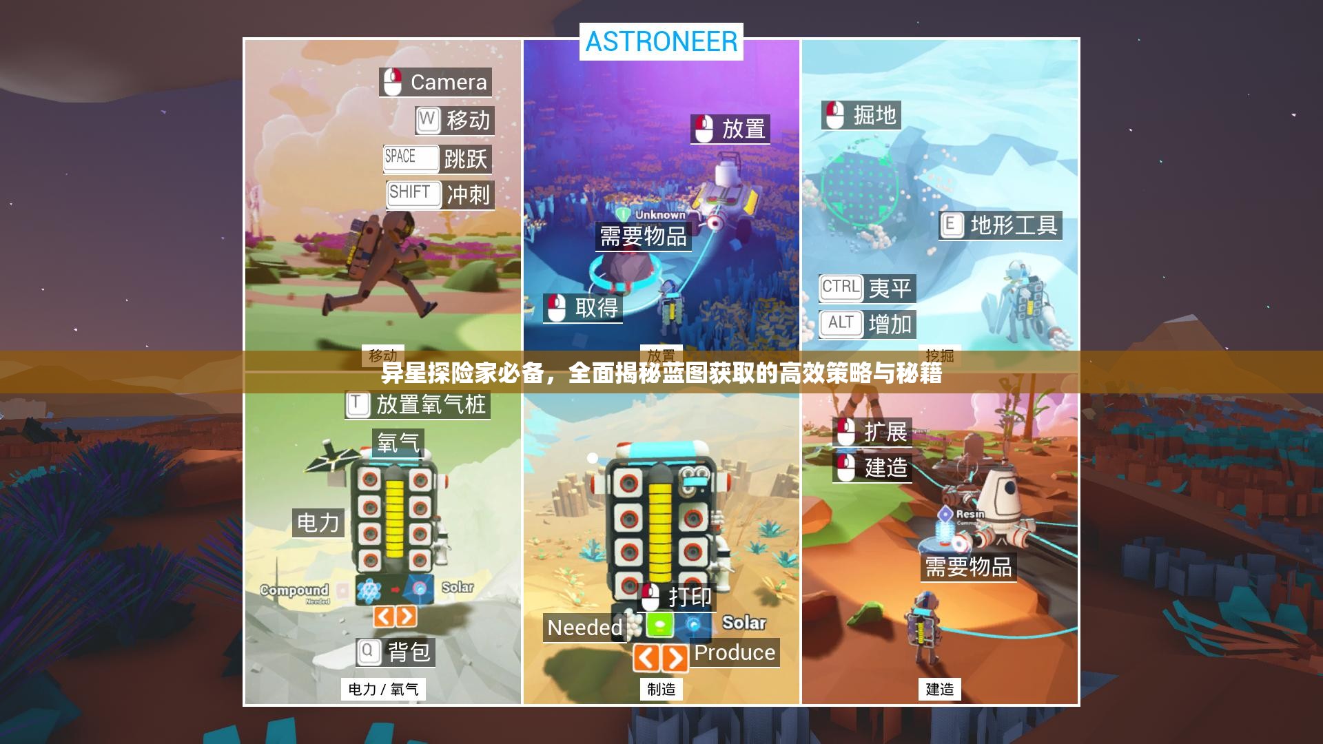 异星探险家必备，全面揭秘蓝图获取的高效策略与秘籍