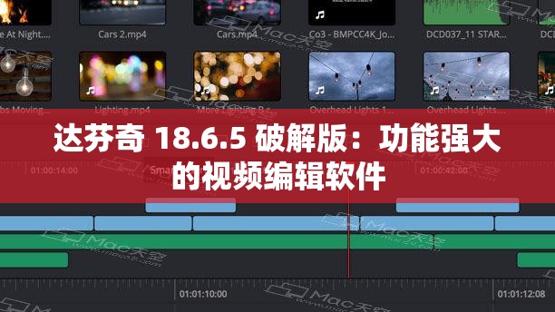 达芬奇 18.6.5 破解版：功能强大的视频编辑软件