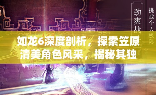 如龙6深度剖析，探索笠原清美角色风采，揭秘其独特而传奇的个人魅力
