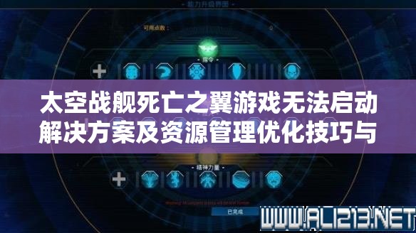 太空战舰死亡之翼游戏无法启动解决方案及资源管理优化技巧与避免浪费策略