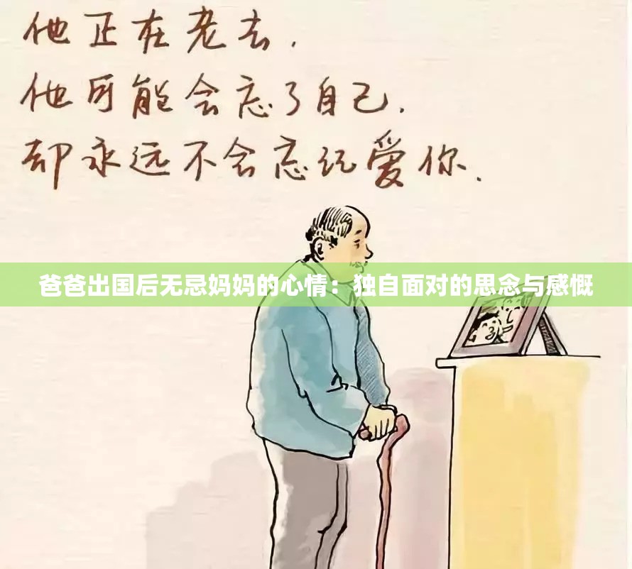 爸爸出国后无忌妈妈的心情：独自面对的思念与感慨