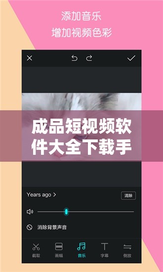 成品短视频软件大全下载手机版选择：优质软件轻松获取