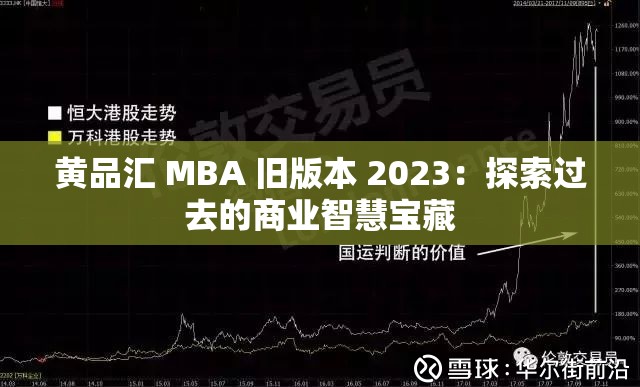黄品汇 MBA 旧版本 2023：探索过去的商业智慧宝藏