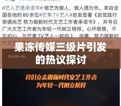 果冻传媒三级片引发的热议探讨