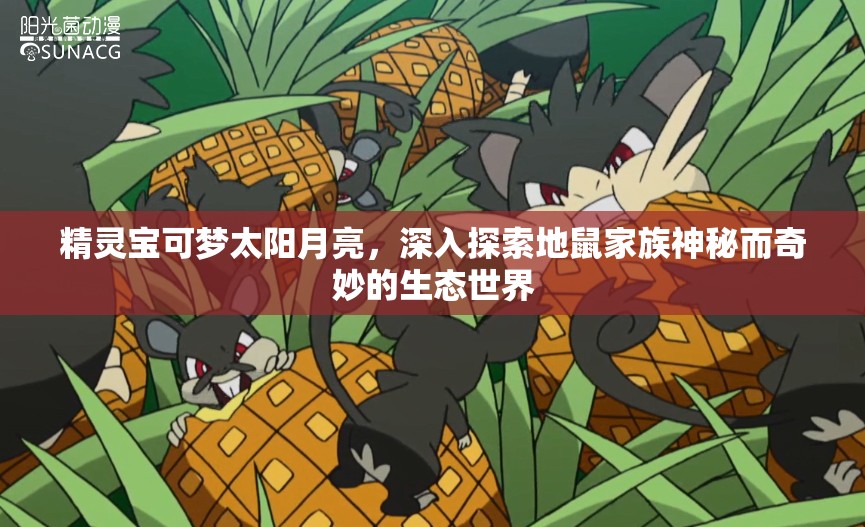 精灵宝可梦太阳月亮，深入探索地鼠家族神秘而奇妙的生态世界