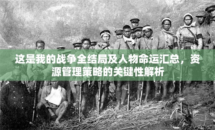 这是我的战争全结局及人物命运汇总，资源管理策略的关键性解析