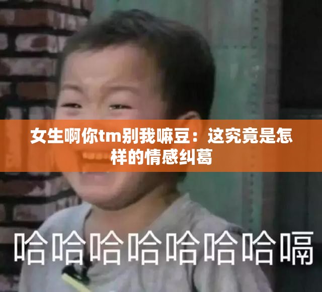 女生啊你tm别我嘛豆：这究竟是怎样的情感纠葛