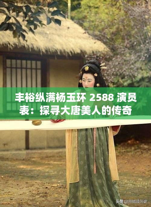 丰裕纵满杨玉环 2588 演员表：探寻大唐美人的传奇演绎之旅