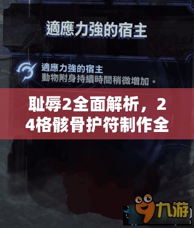 耻辱2全面解析，24格骸骨护符制作全攻略，助你解锁终极游戏装备