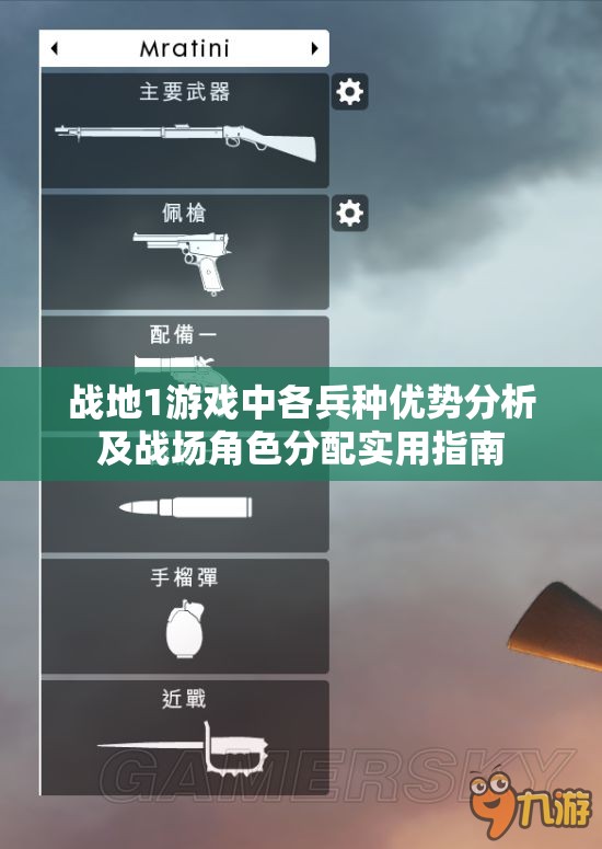 战地1游戏中各兵种优势分析及战场角色分配实用指南