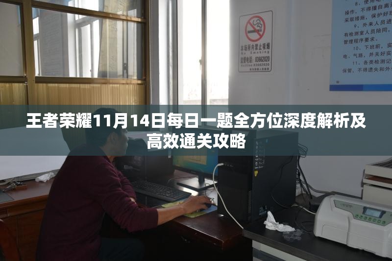 王者荣耀11月14日每日一题全方位深度解析及高效通关攻略