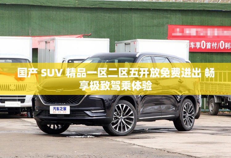 国产 SUV 精品一区二区五开放免费进出 畅享极致驾乘体验