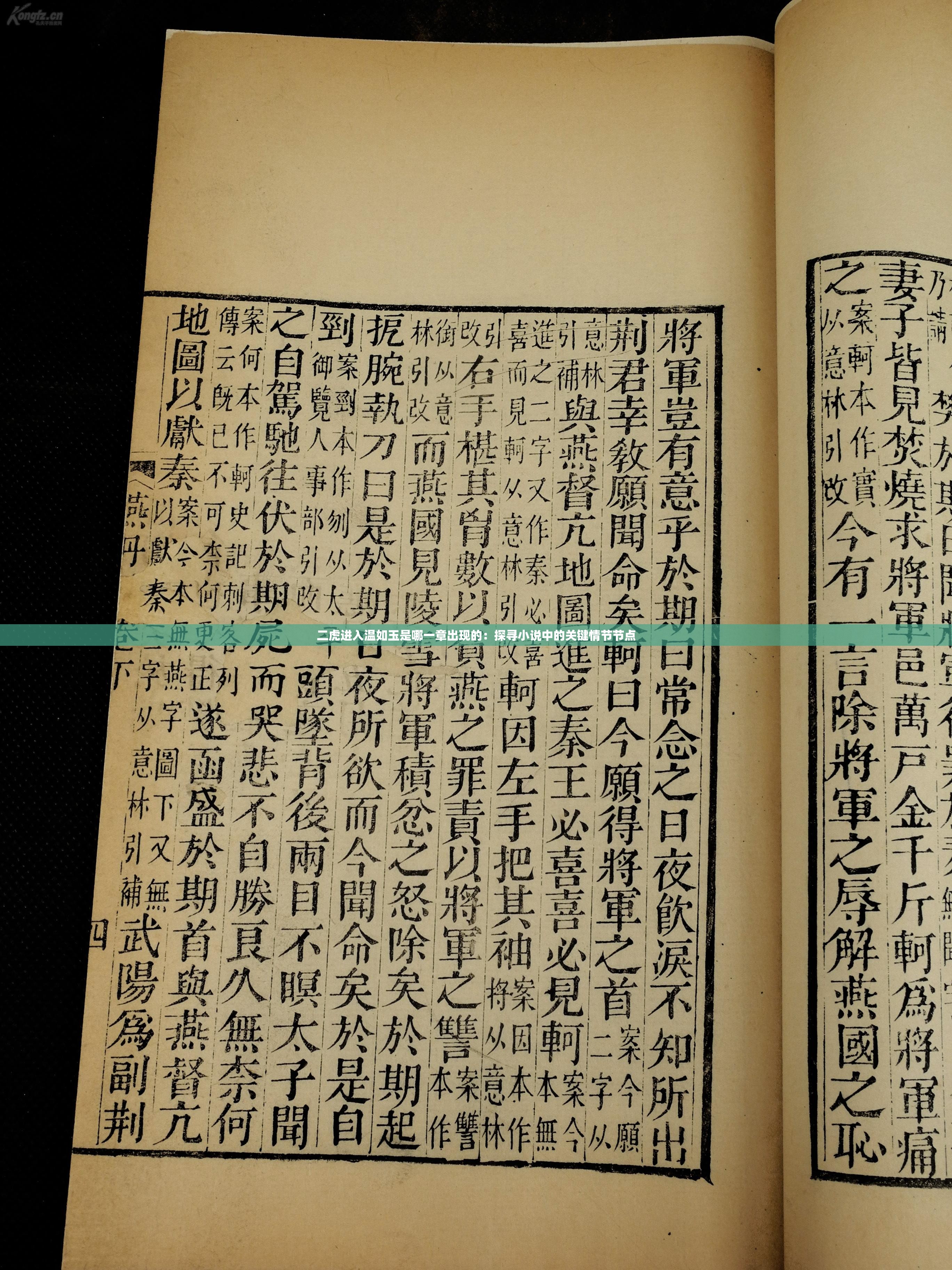 二虎进入温如玉是哪一章出现的：探寻小说中的关键情节节点