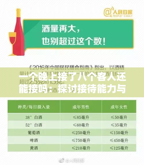一个晚上接了八个客人还能接吗：探讨接待能力与极限问题
