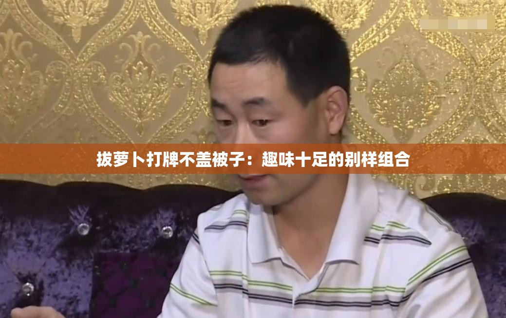 拔萝卜打牌不盖被子：趣味十足的别样组合