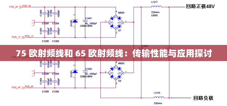 75 欧射频线和 65 欧射频线：传输性能与应用探讨